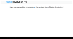 Desktop Screenshot of optinrevolution.com