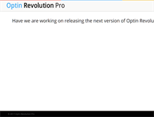 Tablet Screenshot of optinrevolution.com